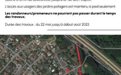 TRAVAUX D’ASSAINISSEMENT
